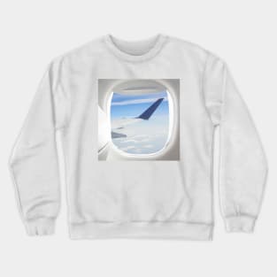 Airplane Window (Wing) Crewneck Sweatshirt